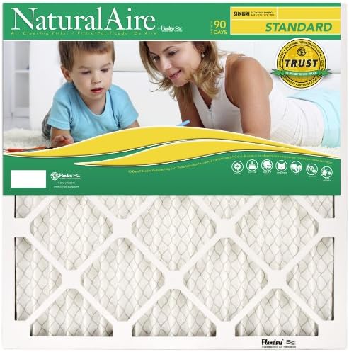 Flanders PrecisionAire 84858.011820 18 by 20 by 1 NaturalAire Standard Pleat Air Filter, 12-Pack