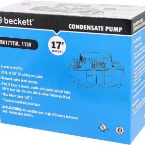 beckett corporation bk171tul condensate pump review