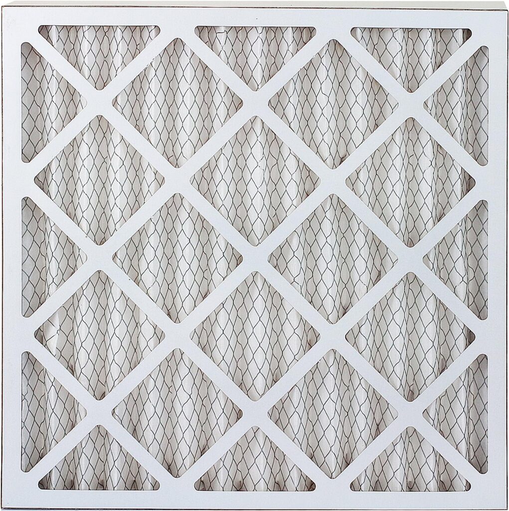 Filterbuy 20x20x4 Air Filter MERV 8 Dust Defense (2-Pack), Pleated HVAC AC Furnace Air Filters Replacement (Actual Size: 19.38 x 19.38 x 3.63 Inches)