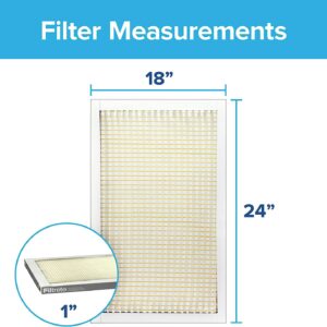 filtrete 18x24x1 air filter mpr 300 merv 5 clean living basic dust 3 month pleated 1 inch air filters 6 filters