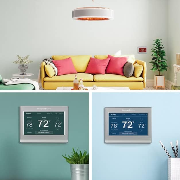 Honeywell Home RENEWRTH9585WF Wi-Fi Smart Color Thermostat (Renewed)