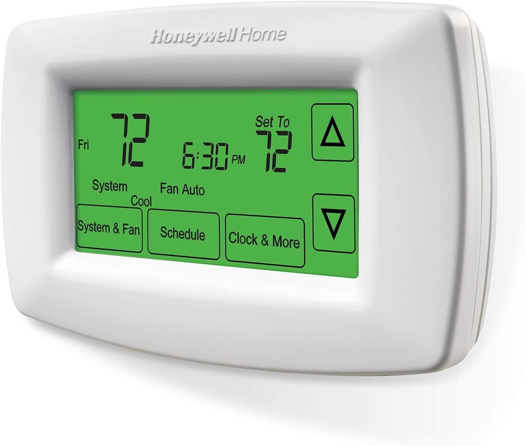 Honeywell Home RTH7600D 7-Day Programmable Touchscreen Thermostat