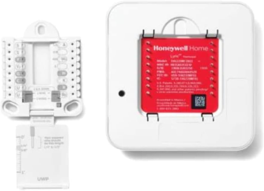 Honeywell TH6220WF2006/U Lyric T6 Pro Wi-Fi Programmable Thermostat with Stages Up to 2 Heat/1 Cool Heat Pump or 2 Heat/2 Cool Conventional , White