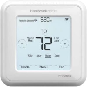 honeywell th6220wf2006u lyric t6 pro wi fi programmable thermostat with stages up to 2 heat1 cool heat pump or 2 heat2 c 2