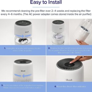 levoit air purifiers for bedroom home hepa filter cleaner with fragrance sponge for better sleep filters smoke allergies