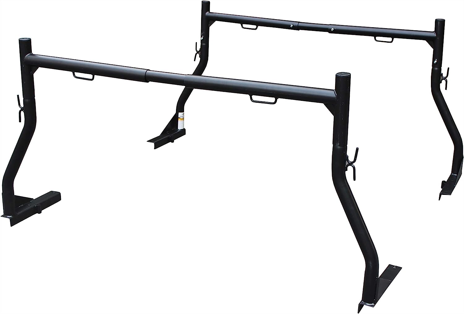 maxxhaul 50241 adjustable steel pick up truck ladder utility racks pair black 1