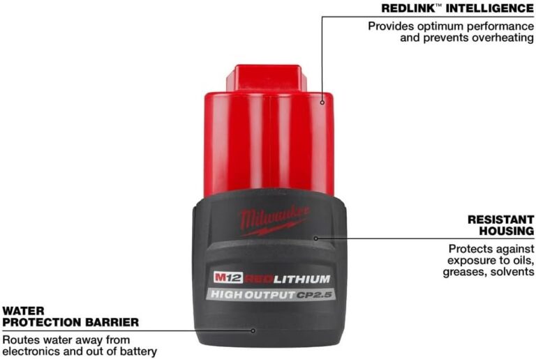 Milwaukee 48-11-2425 M12 REDLITHIUM HIGH Output CP 2.5Ah Battery review