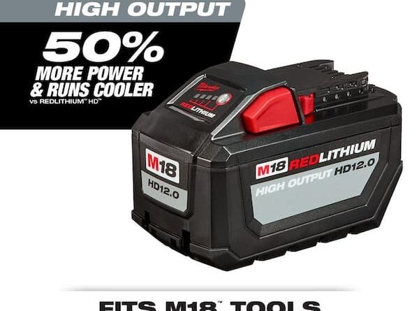 milwaukee electric tools m18 high output hd120 battery pack 2