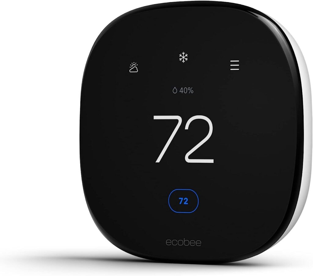New ecobee Smart Thermostat Enhanced - Programmable Wifi Thermostat - Works with Siri, Alexa, Google Assistant - Energy Star Certified - Smart Home