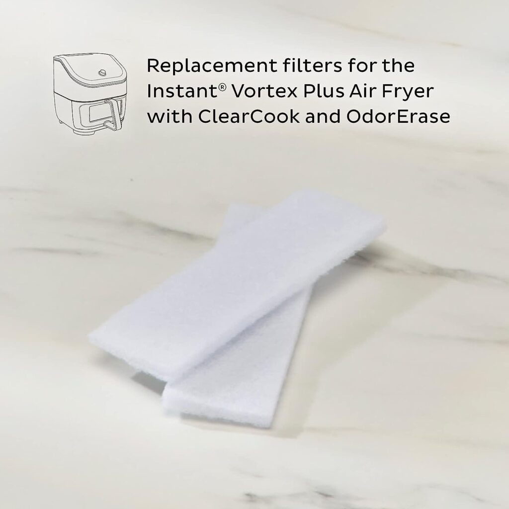 Replacement Filter for 6QT vortex Plus air fryer with ClearCook and OdorErase, From the Makers of instant Pot
