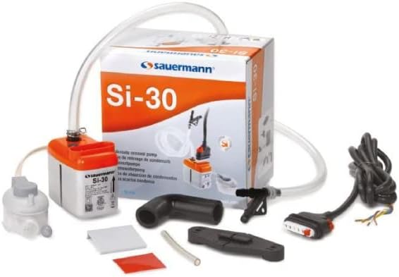Sauermann SI-30-230V Mini Condensate Removal Pump for up to 5.6 Ton Air Conditioners, 230V
