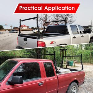 truck ladder racks 800ibs capacity extendable pick up truck bed ladder rack universal heavy dutyno clamps 2