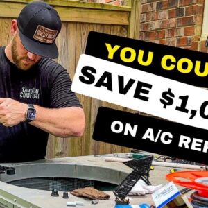A Simple FIX Turned Into A Major HVAC Repair….Costing $1,000’s 💰