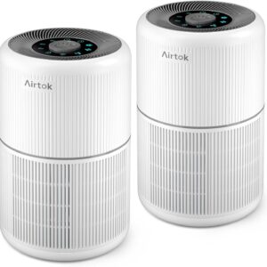 2 pack air purifier for home bedroom review