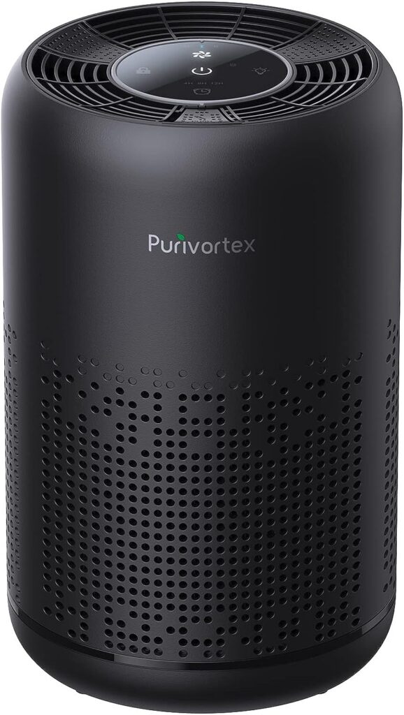Air Purifiers for Bedroom, HEPA Air Purifiers, Air Cleaner for Smoke A11ergies Dander Hair Odor, Portable Air Purifier with Fragrance Sponge Sleep Mode Speed Control - AC300 Black : Home  Kitchen