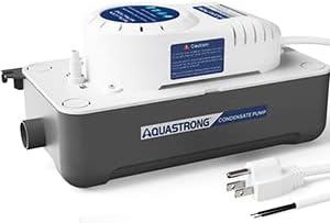 Aquastrong Condensate Tank Pump 110V/220V 70 GPH HAVC Condensate Pump for Dehumidifier, Furnace, Air Conditioner, High-level Safety Switch