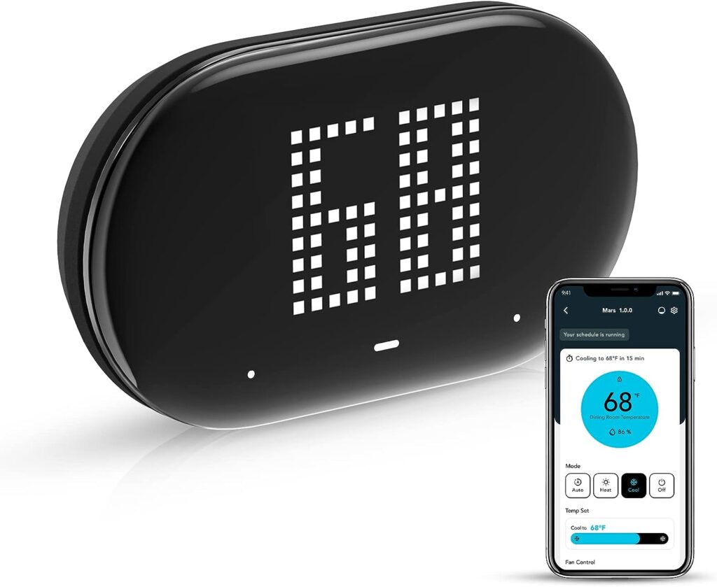 Degrii Smart Thermostat with Energy Saving, Programmable WiFi Thermostat DIY Installation in 15 mins, Compatible with Alexa and Google Assistant.