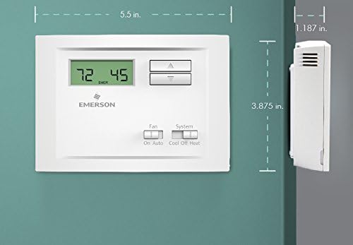 Emerson NP110 Non-Programmable Single Stage Thermostat, 4, 0.5