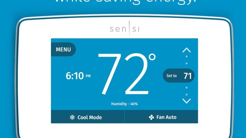 emerson sensi touch wi fi smart thermostat review