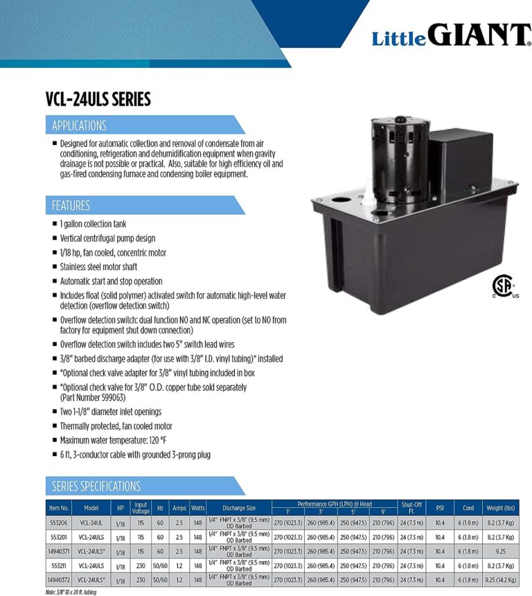 Little Giant VCL-24ULS 553201 Review