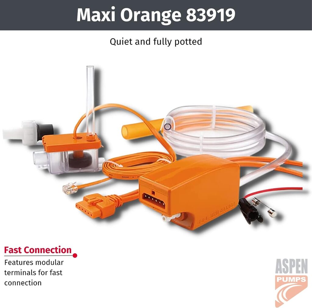 Rectorseal 83919 Aspen Maxi Orange Univ Condensate Pump 11x7x2
