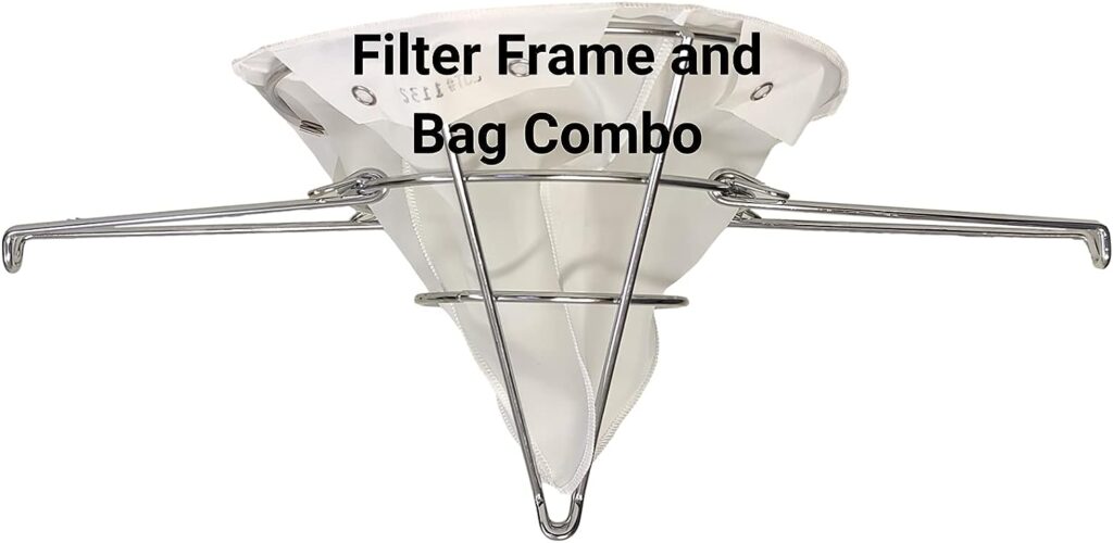 The FryOilSaver Co. GCONE10  Frame | Oil Filter Bag and Frame Kit | Reusable Deep Fryer Filter Bag | Durable Stainless Steel Construction | Easy to Clean | Design for Easier Oil Filtering
