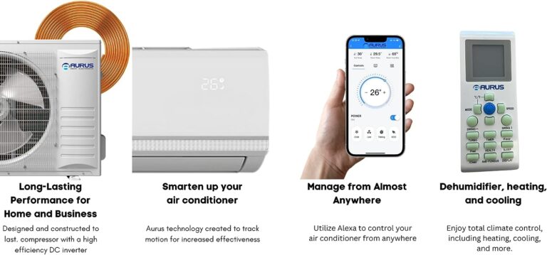 AURUS 2 Ton Mini Split Wifi Enabled Review