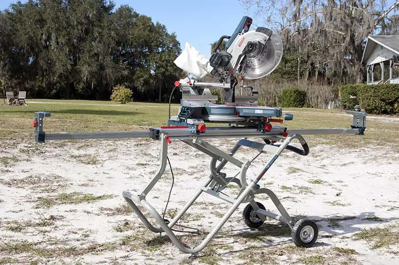 Bosch T4B Gravity Rise Miter Saw Stand Review