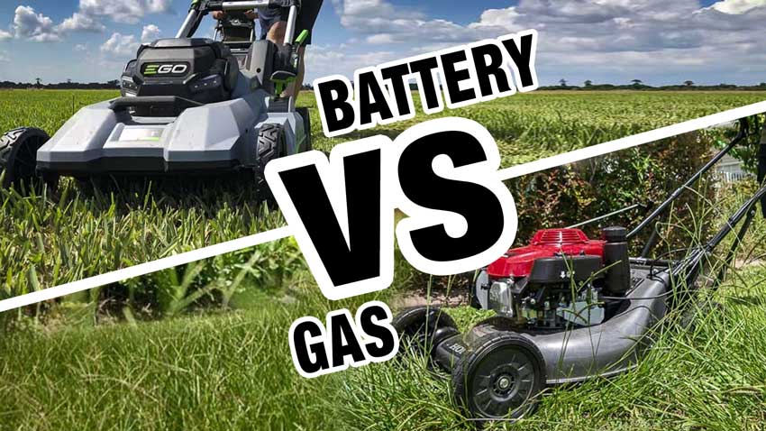 gas powered lawn mower review 2