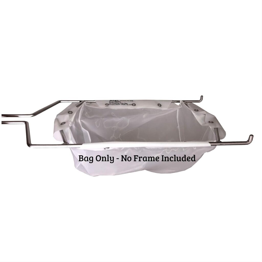 Miroil | RB22FS Fryer Filter Bag | MirOil EZ Flow Filter Bag | Part 12748| Use to Filter Fry Oil | Suitable for 15 Qt Polishing Oil | Durable, Easy to Clean with Hot Water | No Frame
