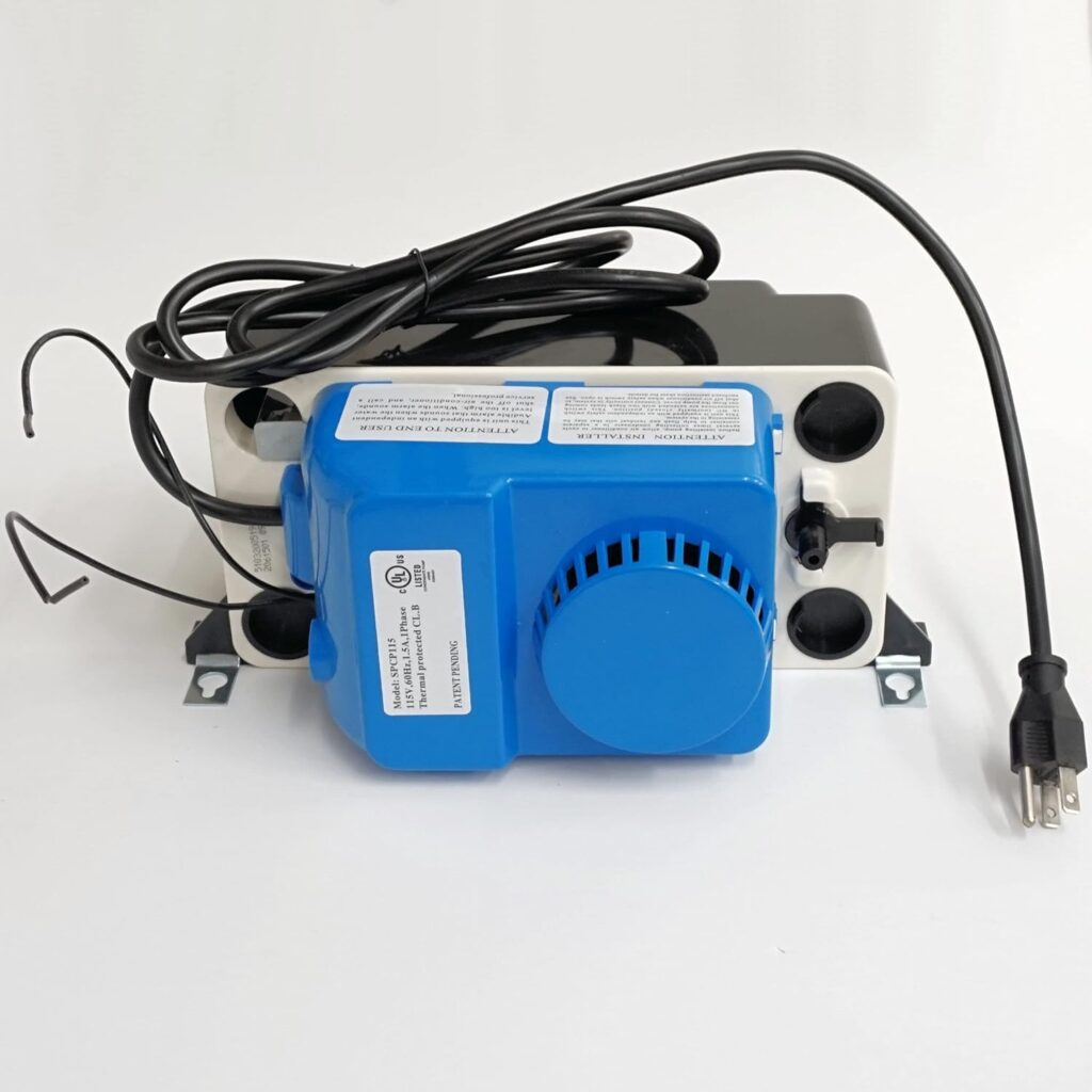 Supco 115V Condensate Pump with Audible Alarm, Max Lift 20 GPH to 20, SPCP115