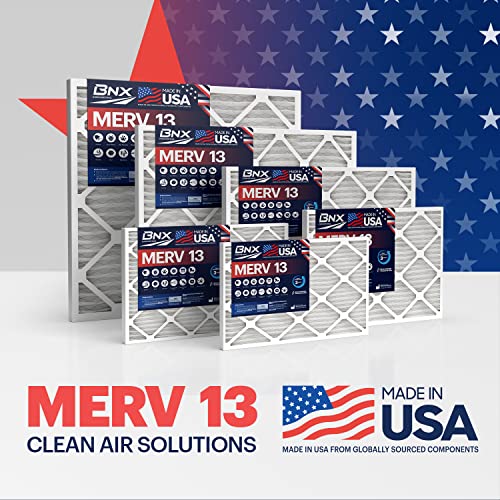 Upgrade Your Indoor Air Quality with BNX TruFilter 14x14x1 Air Filter MERV 13 (6-Pack) - Made in USA 9 Upgrade Your Indoor Air Quality with BNX TruFilter 14x14x1 Air Filter MERV 13 (6-Pack) - Made in USA - Image 9