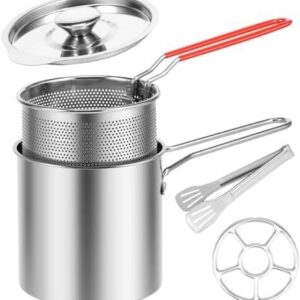 Fry, Save, and Savor with Our 304 Stainless Steel Fryer Pot!