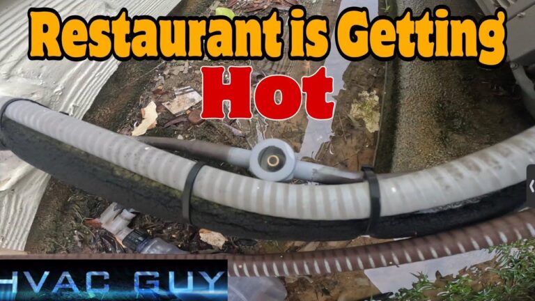 Small Restaurant Called On A Rain Day! #hvacguy #hvaclife