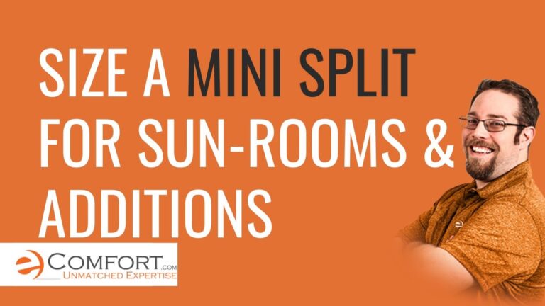 ductless mini splits for sunrooms