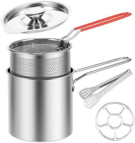 Fry, Save,⁢ and Savor ⁢with ‍Our ‌304 Stainless Steel Fryer Pot!