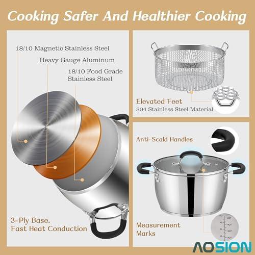 AOSION 6QT ⁢Stockpot: Our Versatile ‌Kitchen Companion!