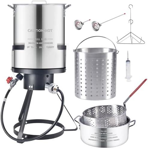 Outdoor Feasts Made Easy: Our Versatile Turkey & Fish Fryer Kit