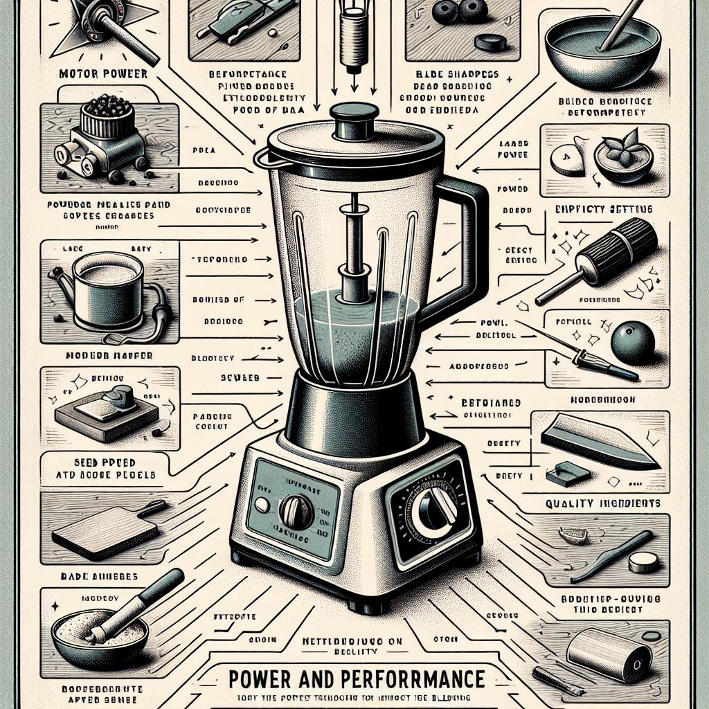 Essential ⁢Power and Performance Factors ​for Smooth Blends