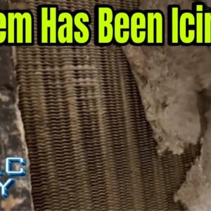 It Was So Iced Up I Had to Turn It Off And Come Back! #hvacguy #hvaclife #hvactrainingvideos