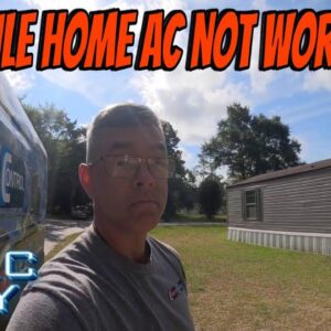 A No Cooling Call From This Morning On A Mobile Home! #hvacguy #hvaclife #hvactrainingvideos