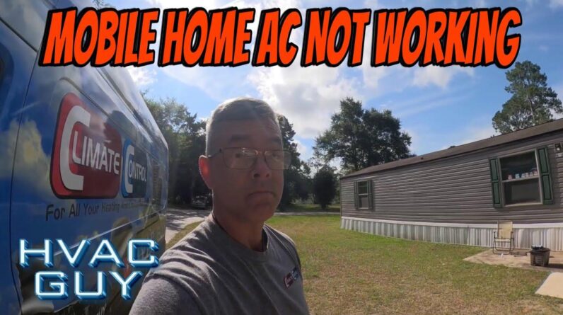 A No Cooling Call From This Morning On A Mobile Home! #hvacguy #hvaclife #hvactrainingvideos