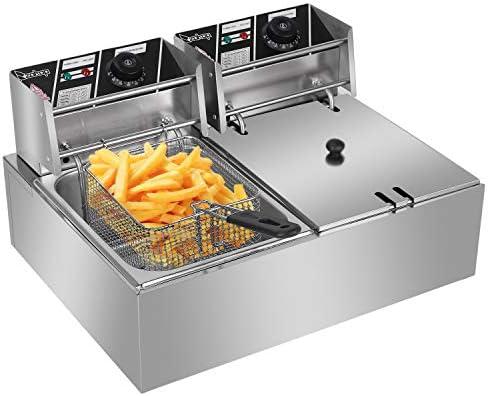 Double the Delight: Our Review of the 12L Dual Tank Deep Fryer