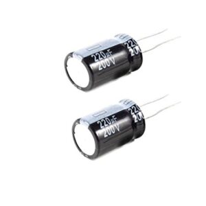 220uF 200V 18X36 +/-20% -40 to +105°C 5 PCS Aluminum Electrolytic Capacitor,220 MFD,220uF 200V Capacitor,220uF Capacitor,200V Capacitor,220uF Capacitor 200V,200V 220uF Capacitor