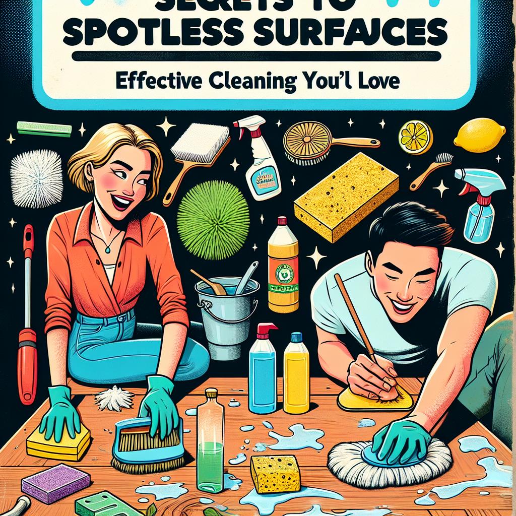 Secrets⁤ to Spotless⁤ Surfaces: Effective Cleaning Hacks You’ll Love