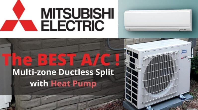 mitsubishi ductless mini split 2 zone