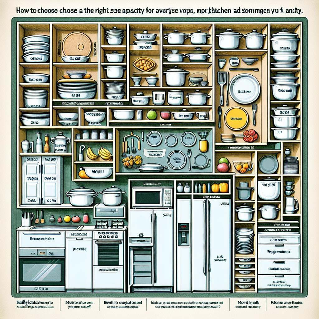 Choosing the Right Size and Capacity for Your Kitchen Needs