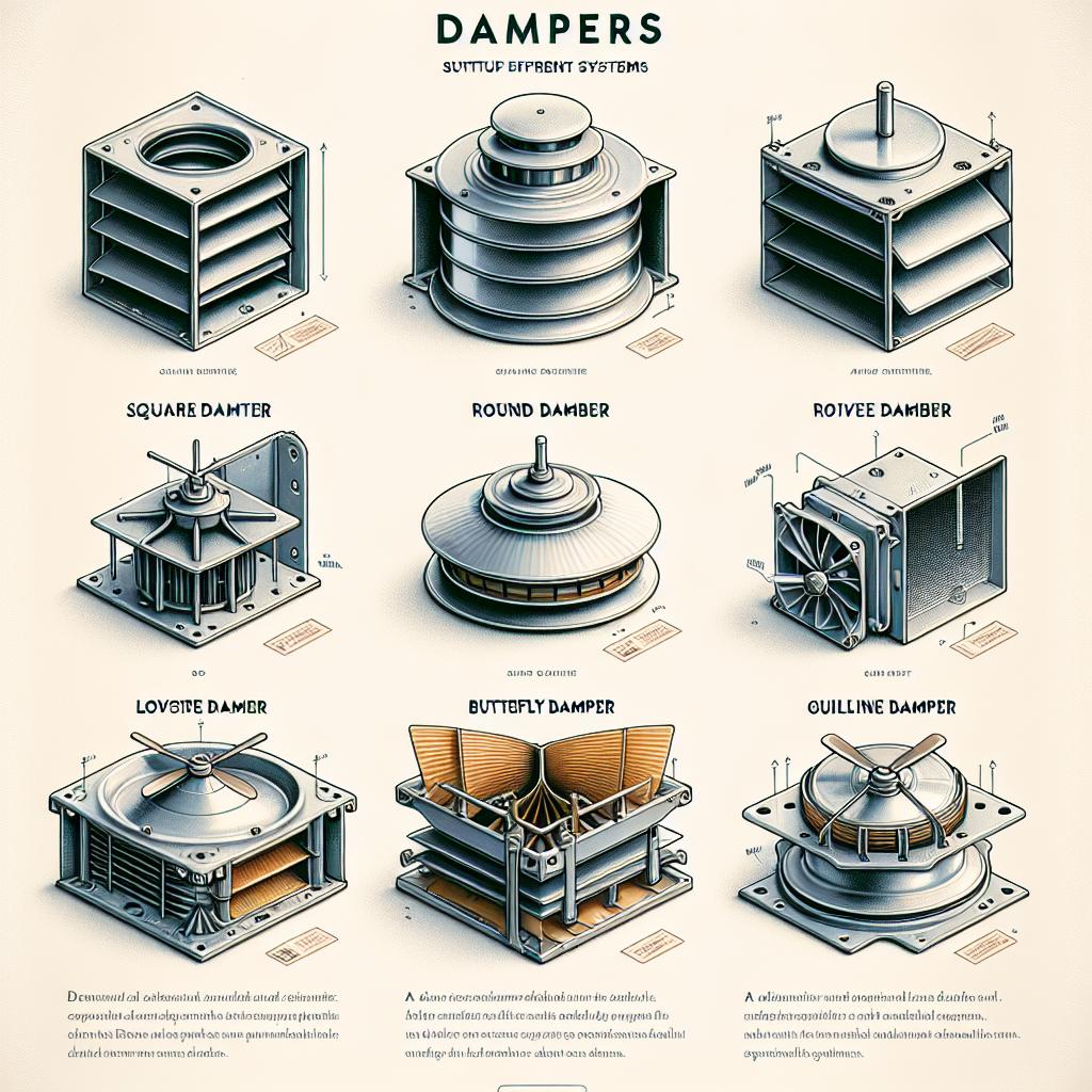 Choosing the Right Type of Damper ‍for ⁢Your System