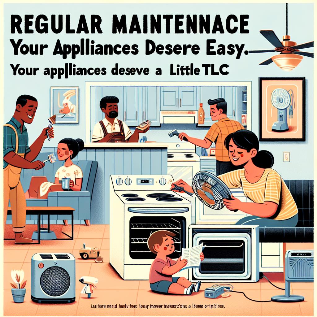 Regular Maintenance Made Easy: ⁣Your Appliances Deserve a Little TLC