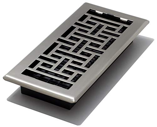 Stylish and Durable: Review of Decor Grates Nickel Floor Register 1 ac filter cover grill
